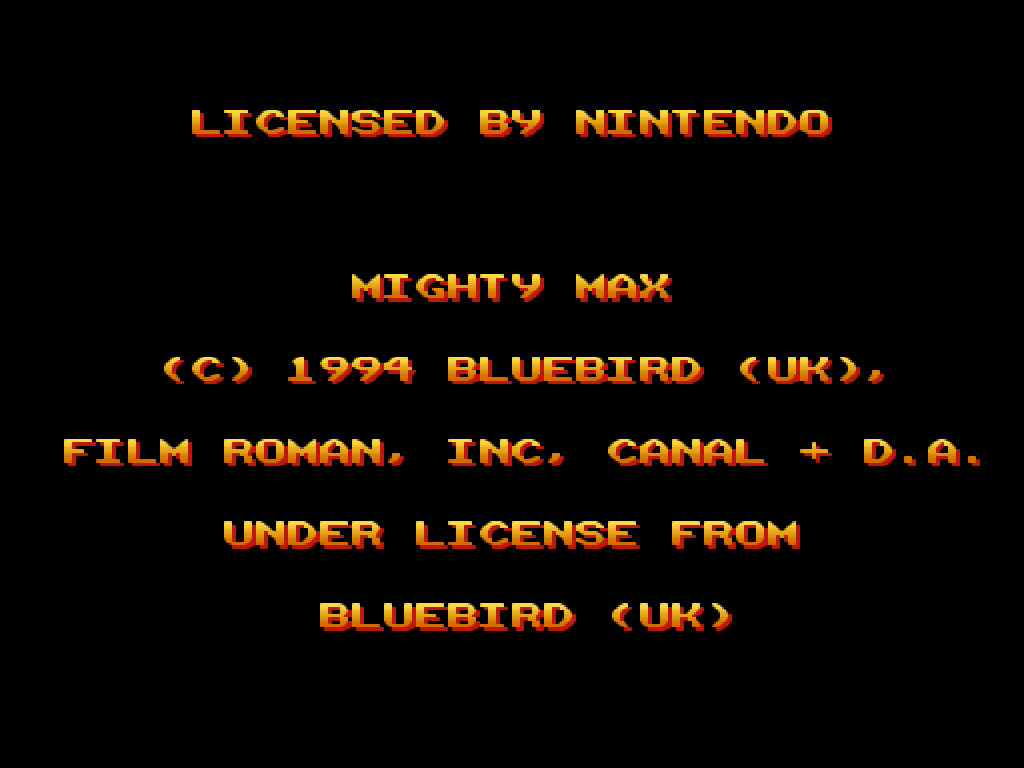Mighty Max (Europe) rom