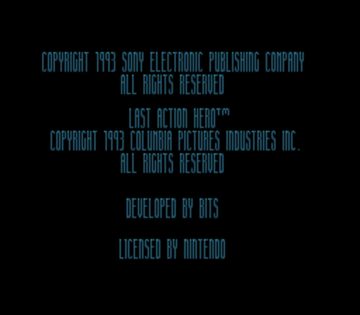 Last Action Hero (Europe) rom