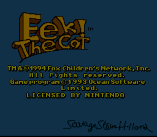 Eek! The Cat (Europe) rom