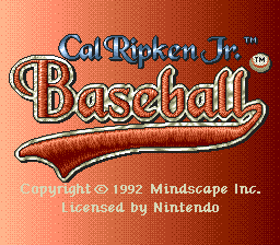 Cal Ripken Jr. Baseball (Europe) rom